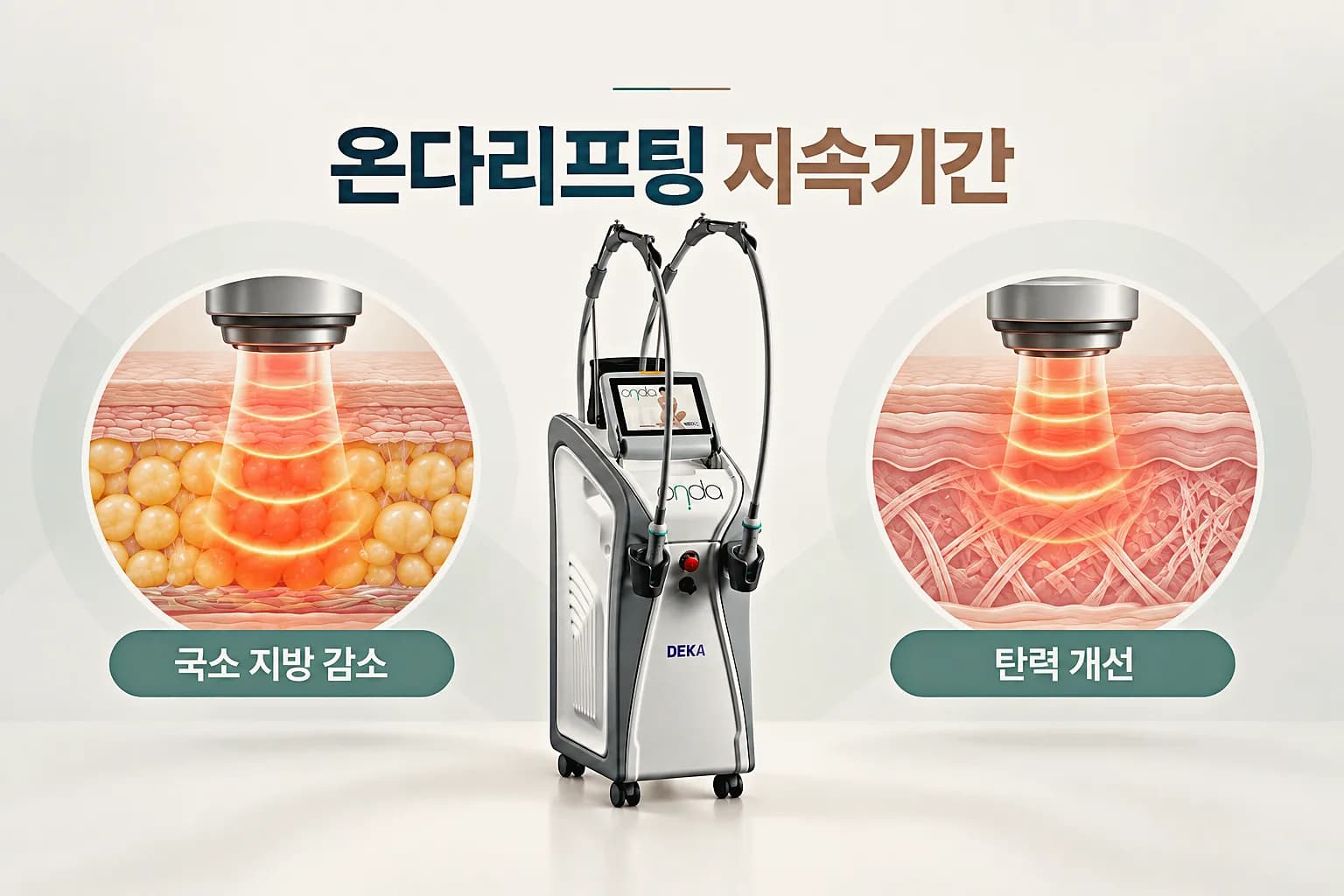 온다리프팅 지속시간 정리 - 지방 감소 효과와 탄력개선 효과의 유지 방식 차이