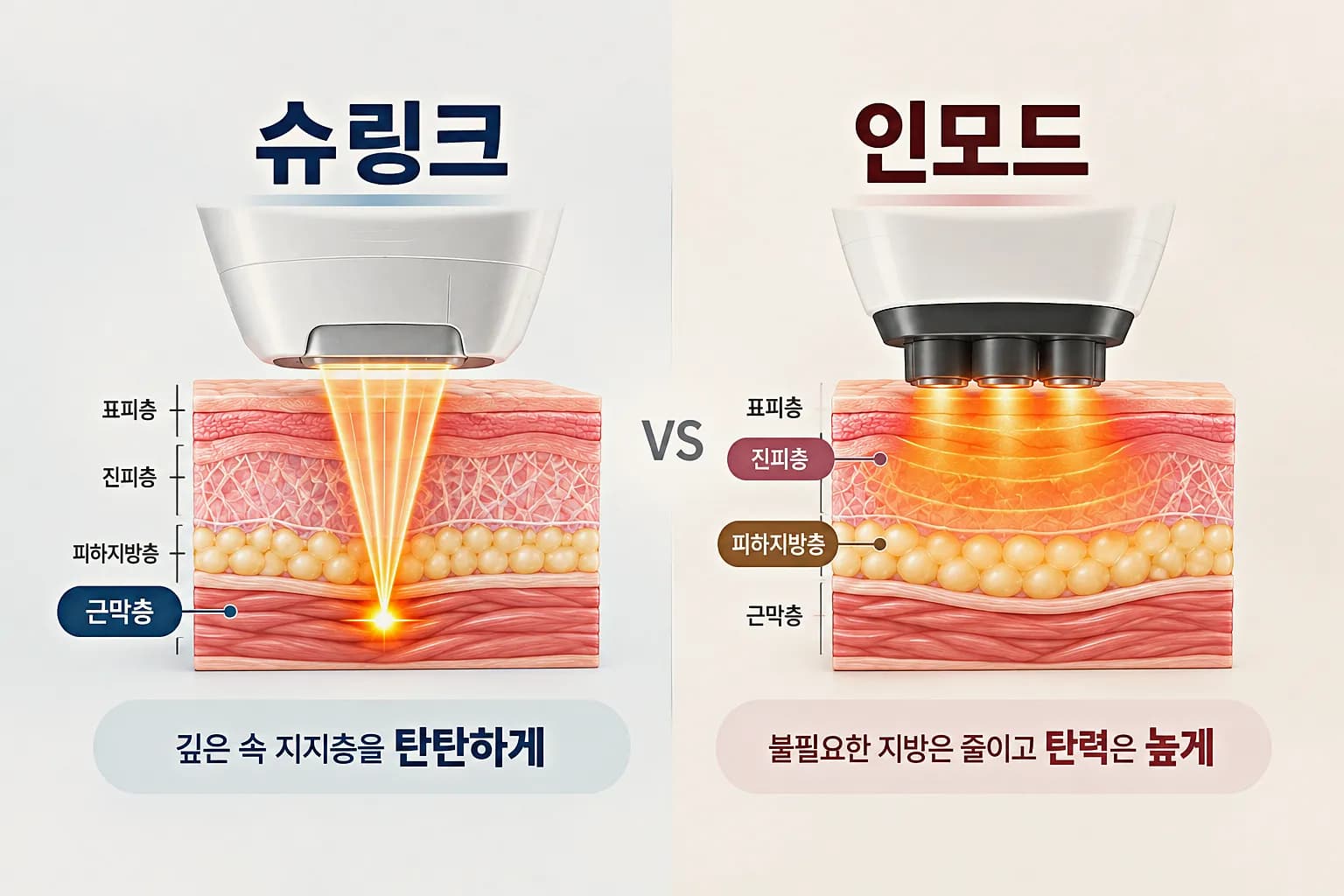 슈링크와 인모드의 차이와 조합